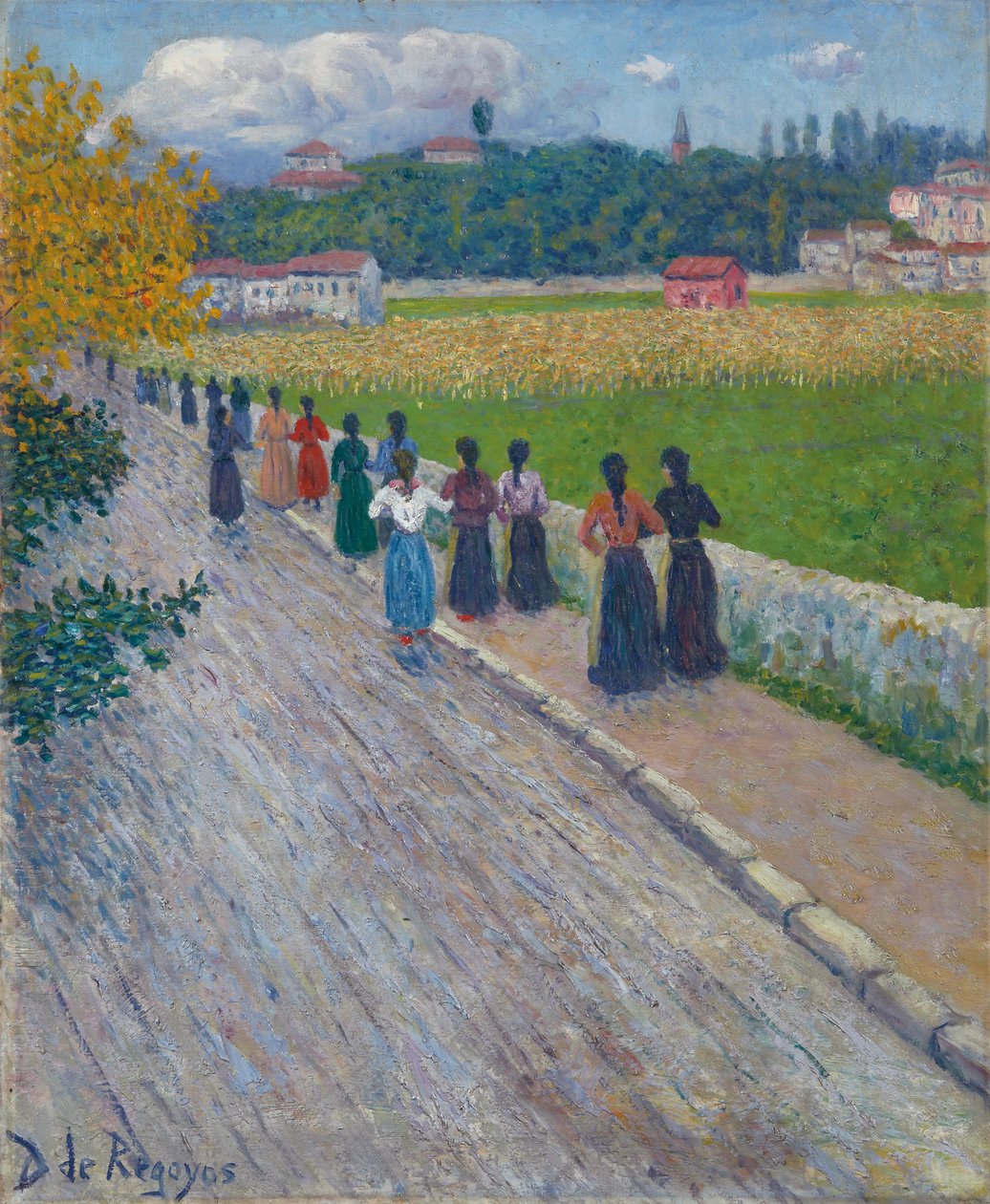 Forlader fabrikken, 1902 af Diario or Dario de Regoyos y Valdes