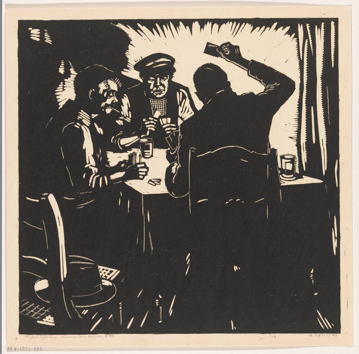 kortspillere af Dick Ket (signed by artist)