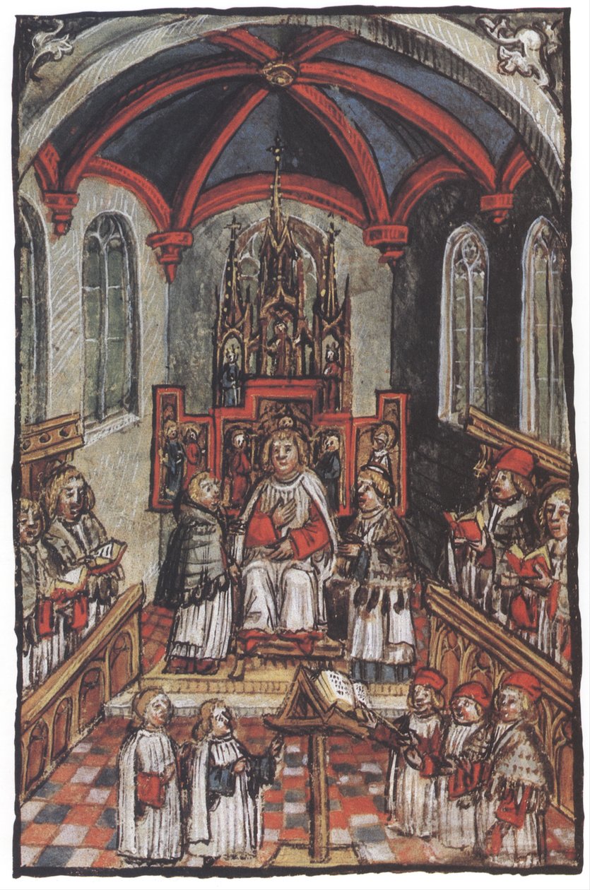 Constance bispedømme i 1474 af Diebold Schilling the Younger