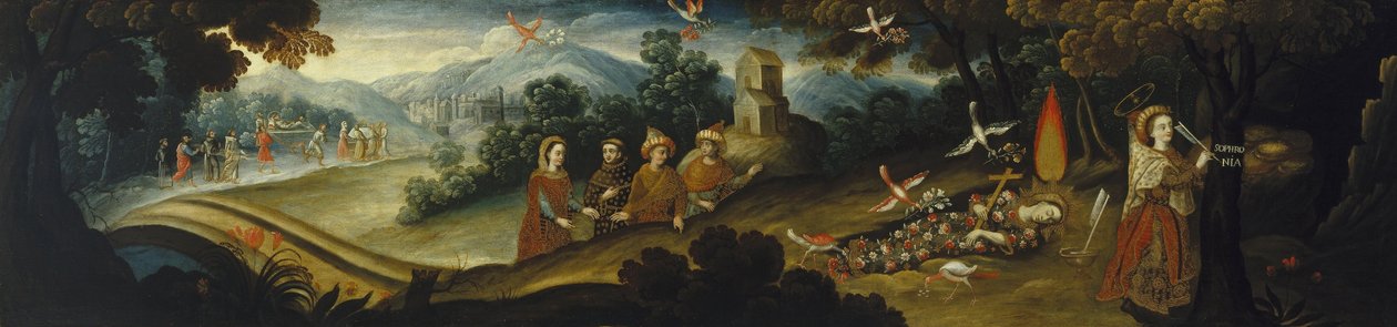 Legenden om Santa Sophronia af Diego Quispe Tito