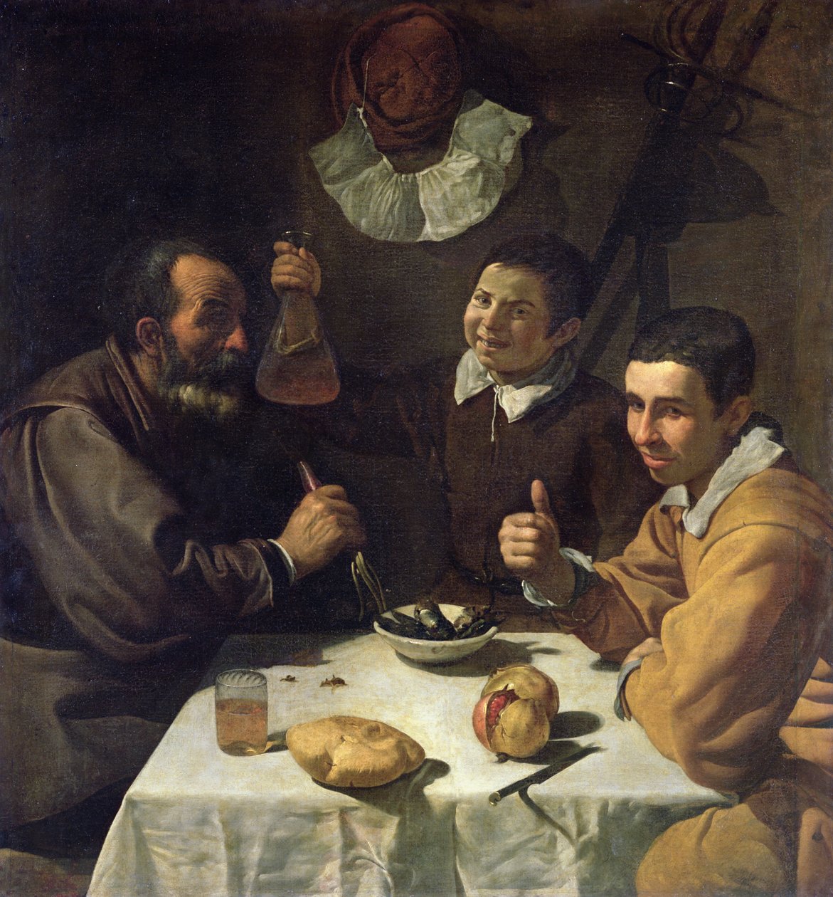 Frokost, ca. 1617 af Diego Velázquez