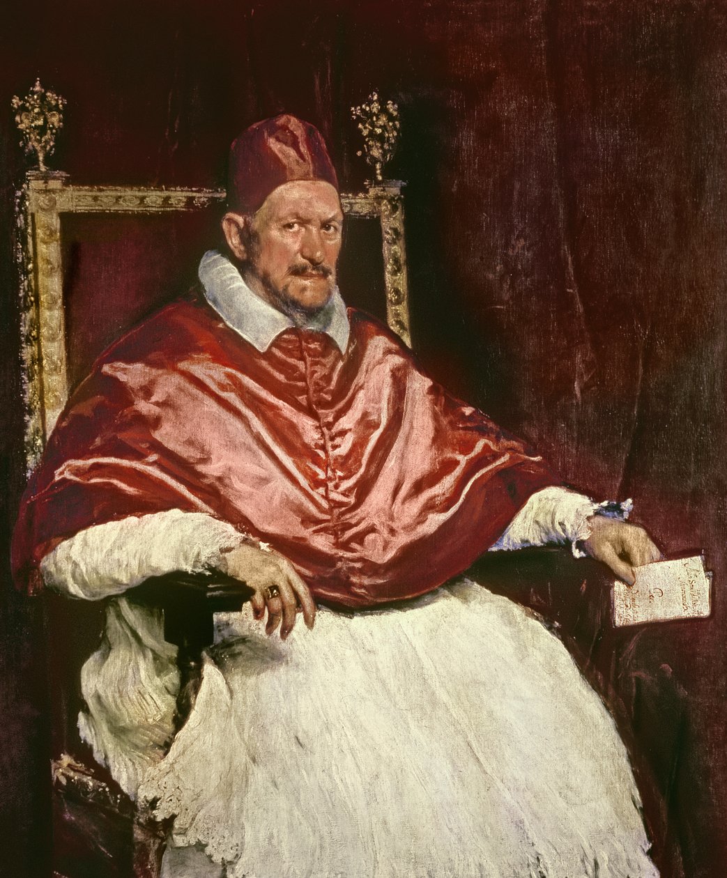 Portræt af pave Innocent X (1574-1655), 1650 af Diego Velázquez