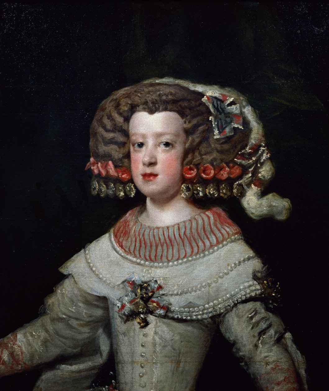 Portræt af Infanta Maria Teresa (1638-83) fremtidige dronning Marie-Therese af Frankrig af Diego Velázquez