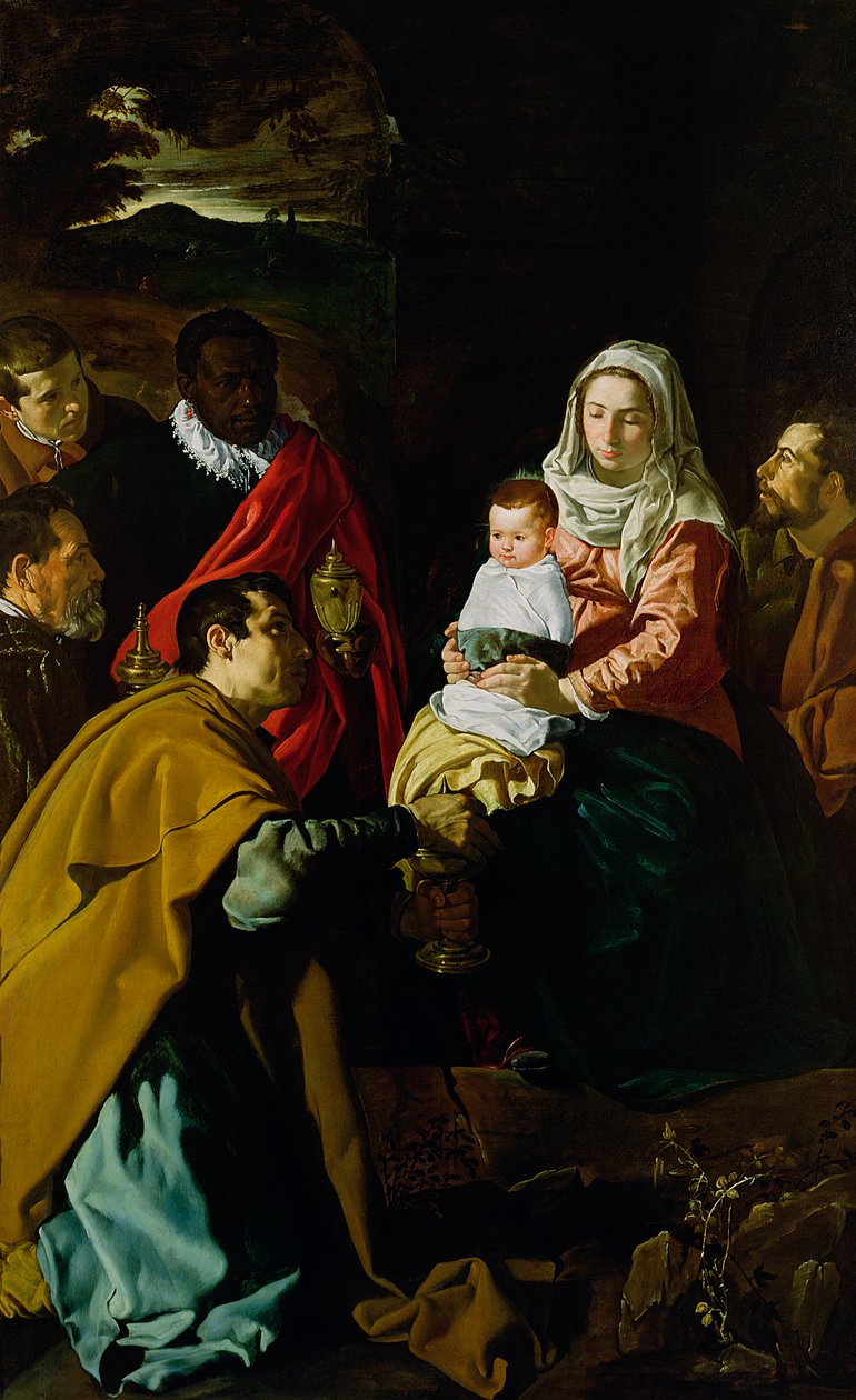 Kongernes tilbedelse, 1619 af Diego Velázquez