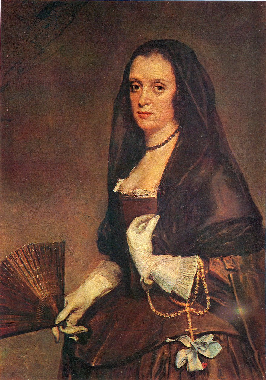 Dame med ventilator af Diego Velázquez