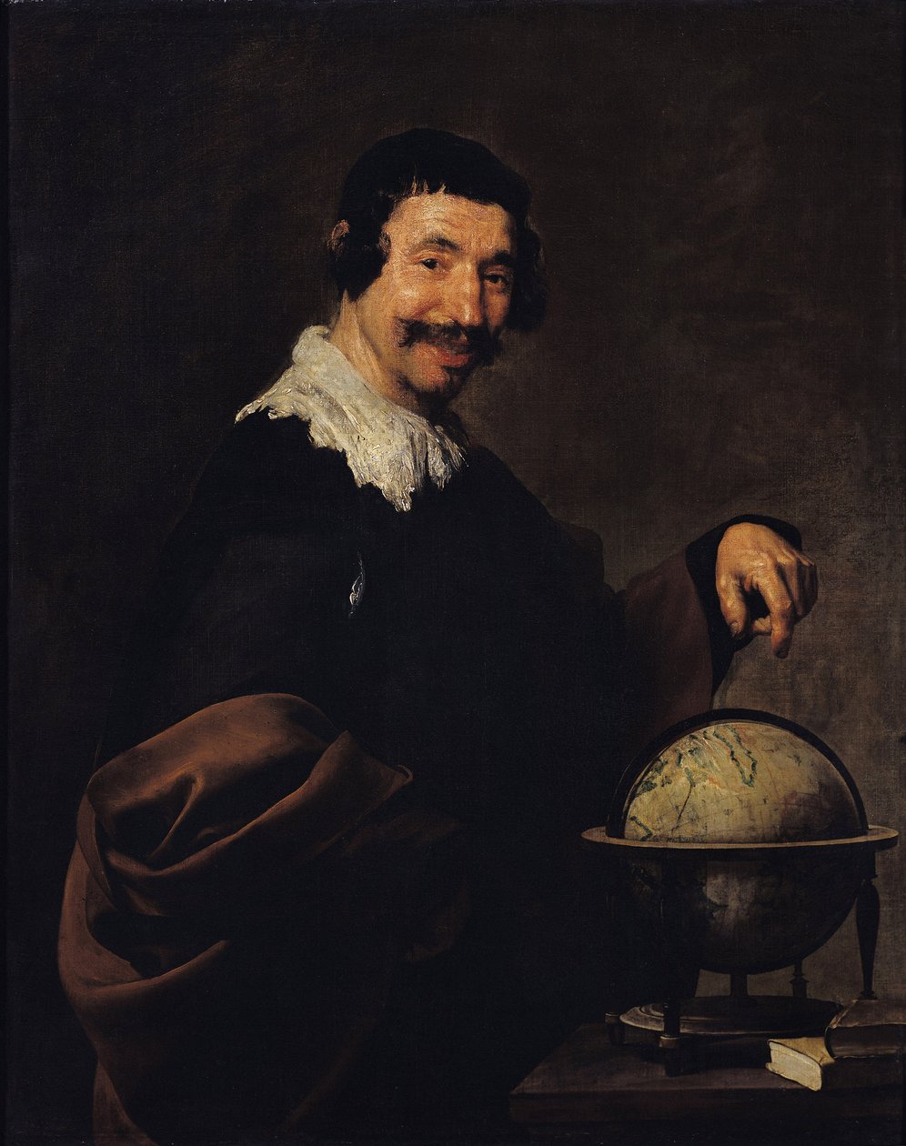 Demokrit, eller Manden med en Globus af Diego Velázquez