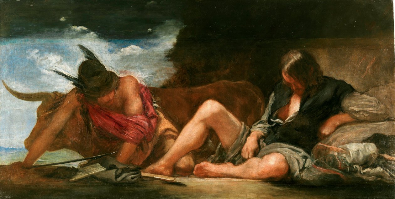 Fabel om kviksølv og argos af Diego Velázquez