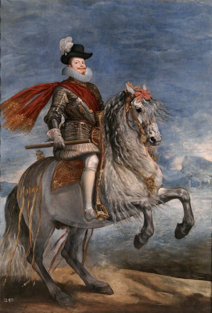 Philip III til hest af Diego Velázquez