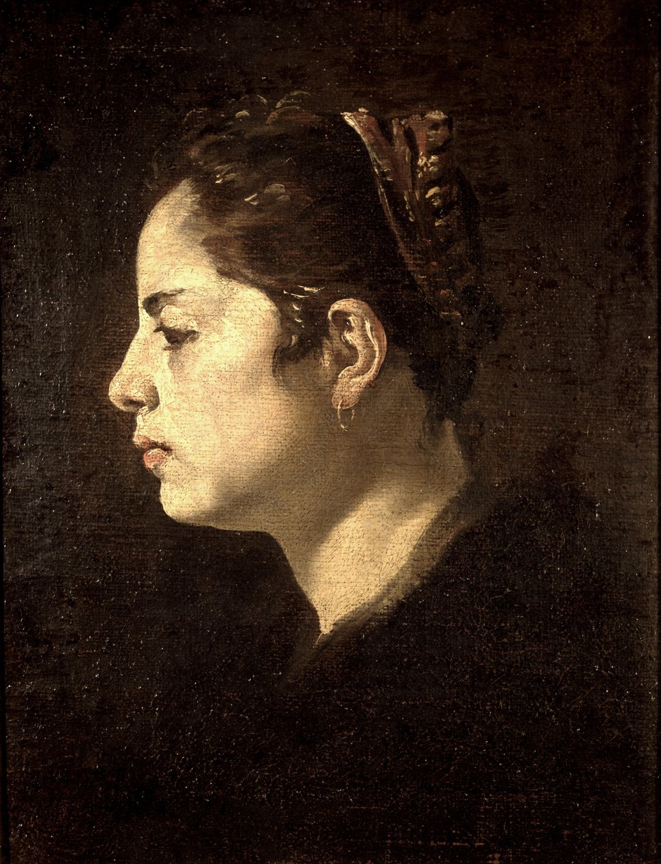 Hoved af en pige af Diego Velázquez