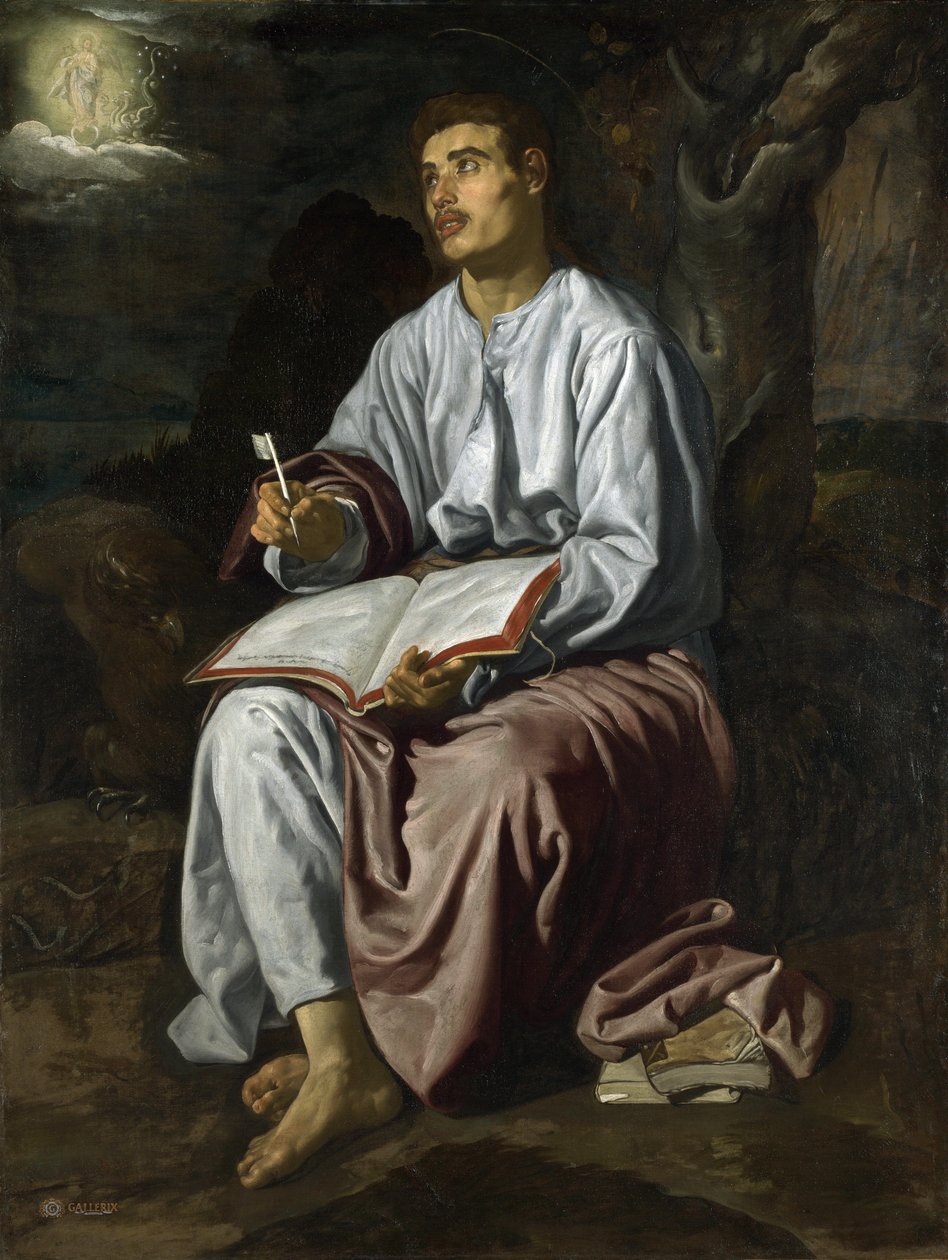 Evangelisten Johannes fra Patmos af Diego Velázquez