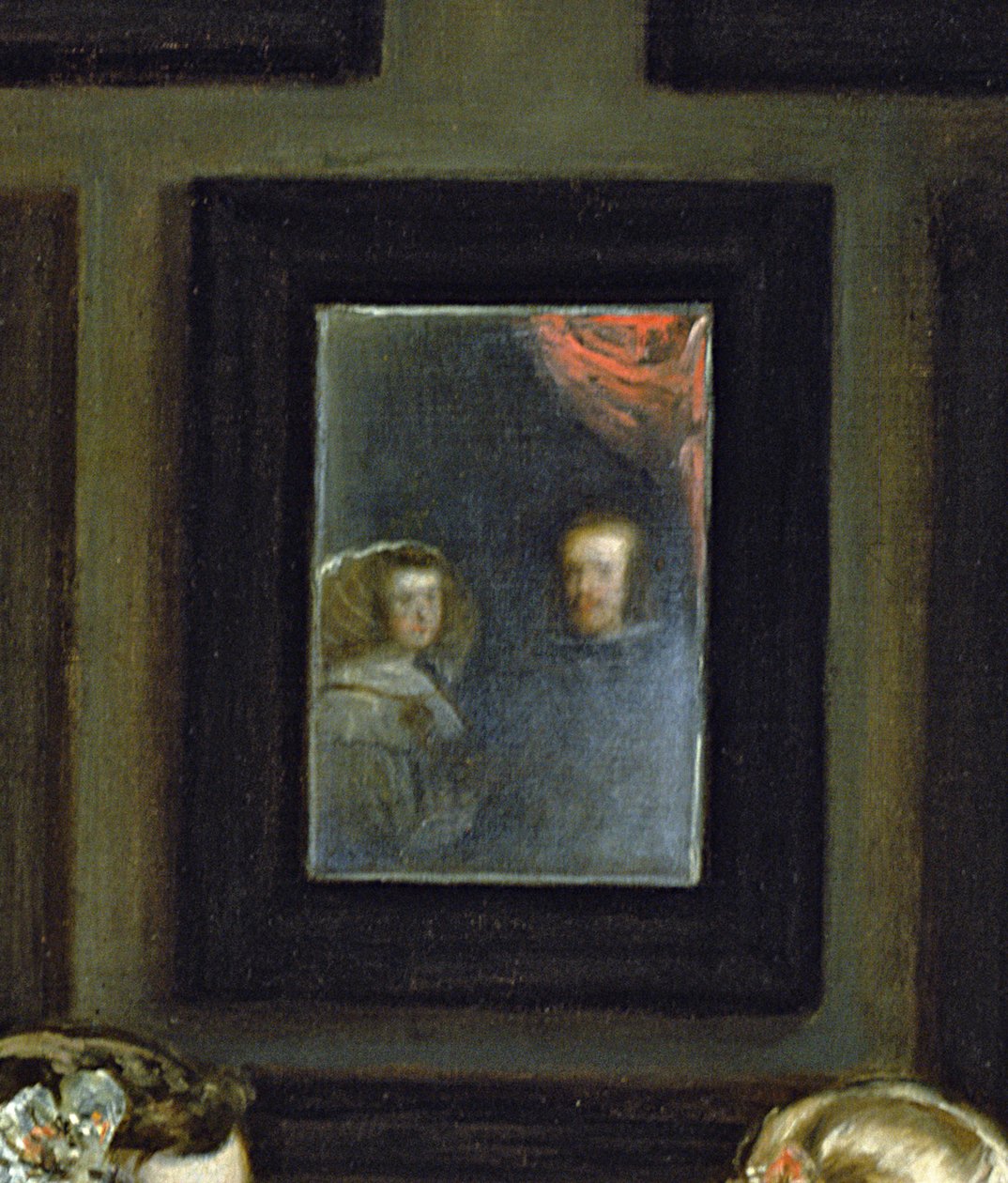 Las Meninas eller The Family of Philip IV, ca. 1656 (detalje af 405) af Diego Velázquez