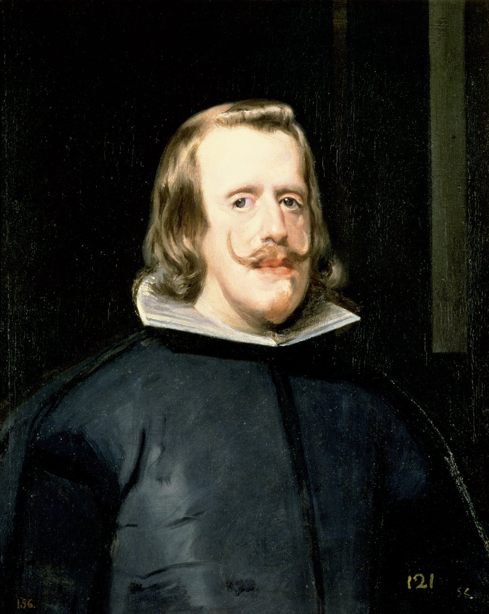 Portræt af Philip IV (1605-65) i hofdragt, 1655 af Diego Velázquez