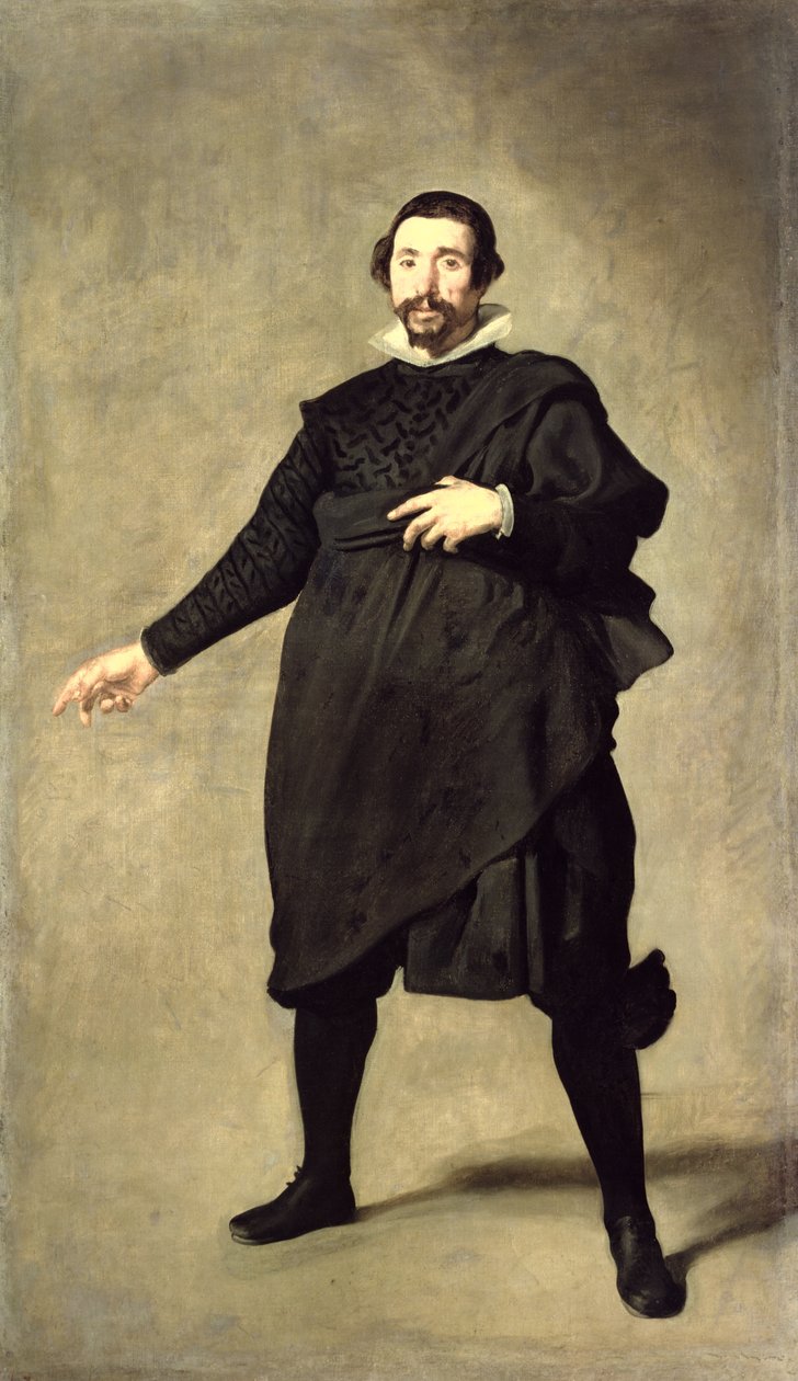 Portræt af bøffelen Pablo de Valladolid, ca. 1632 af Diego Velázquez