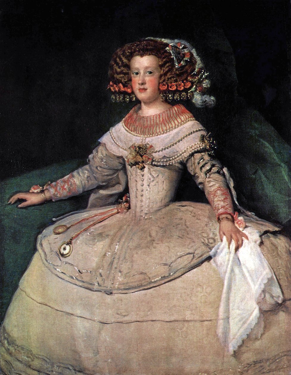Portræt af Infanta Maria Teresa i en alder af 14 år af Diego Velázquez