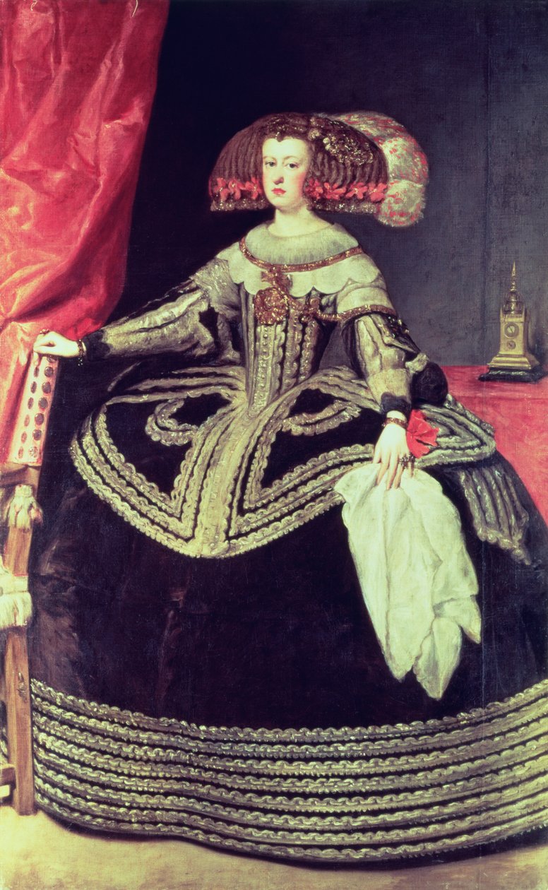Dronning Mariana af Østrig (1635-96) c.1653 af Diego Velázquez