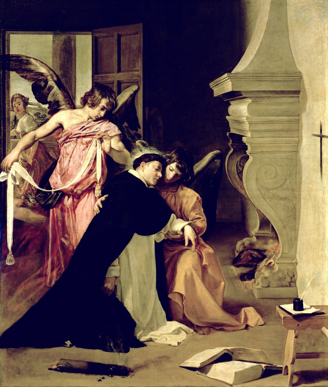 Fristelse af St.Thomas Aquinas af Diego Velázquez