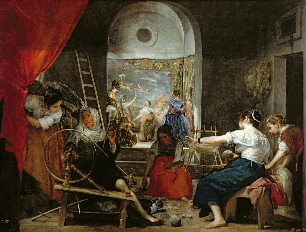 The Spinners, eller The Fable of Arachne, 1657 (for detaljer se 36741) af Diego Velázquez