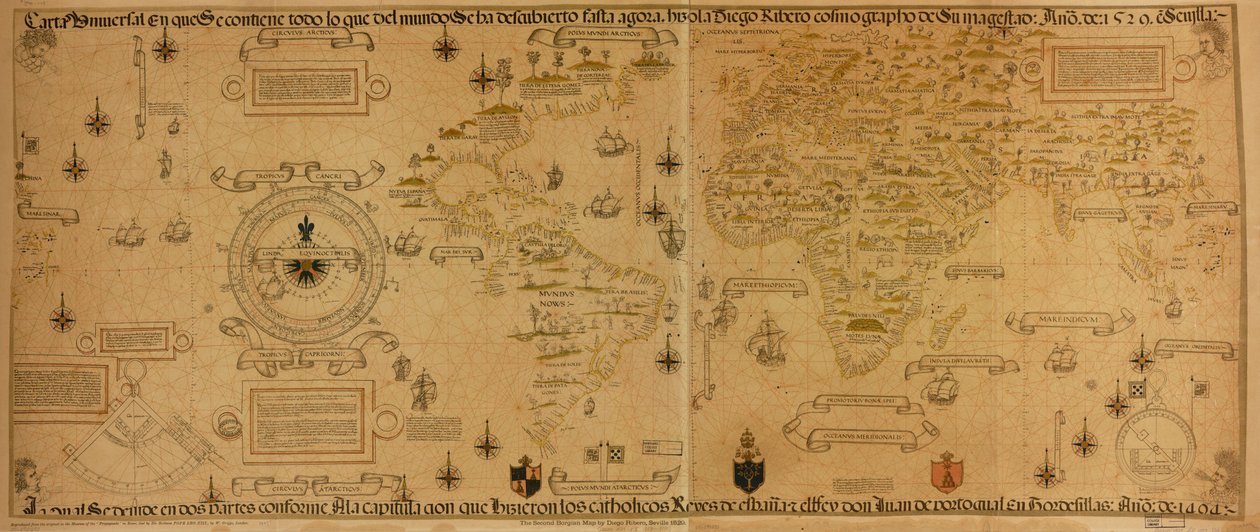 Universelt diagram, der indeholder alt i verden, der er blevet opdaget indtil nu af Diego Ribero