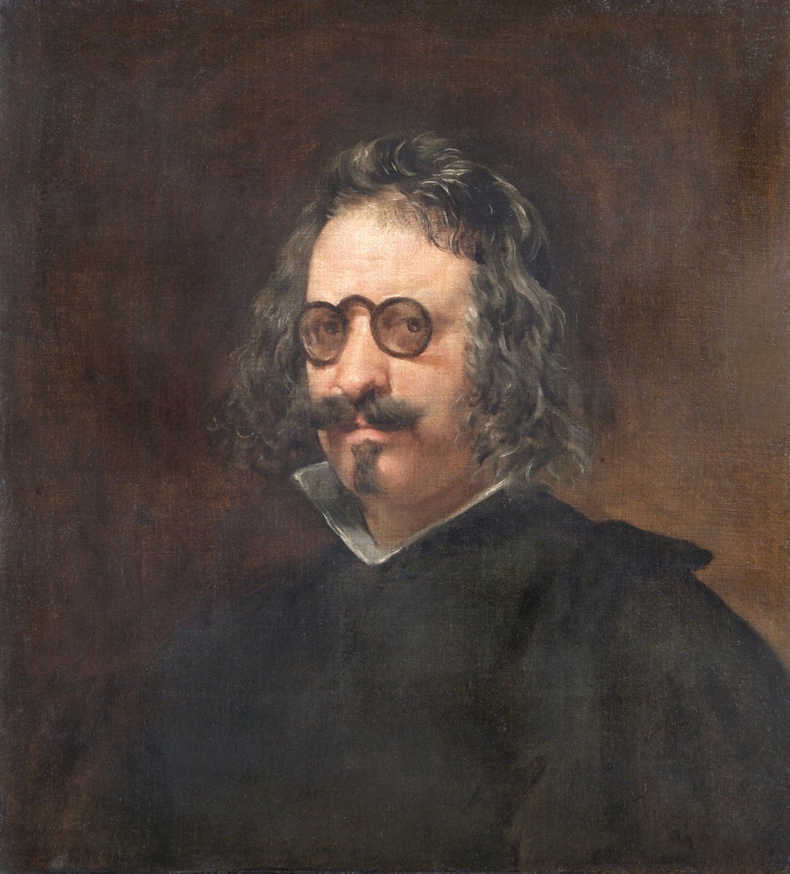 Francisco Gomez de Quevedo y Villegas af Diego Rodriguez de Silva (studio of) Velazquez
