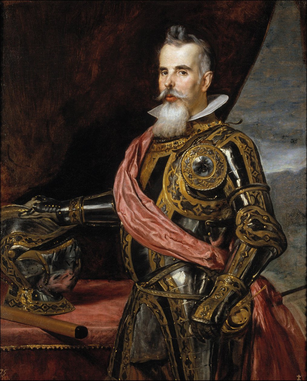 Juan Francisco de Pimentel, greve af Benavente, ca. 1648 (olie på lærred) af Diego Rodriguez de Silva y (attr. to) Velazquez