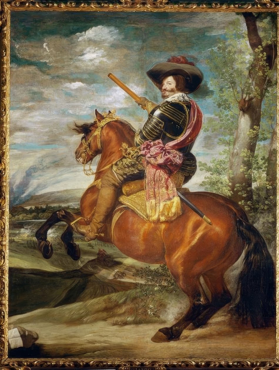 Greve hertug af Olivares zu Pferde af Diego Velázquez
