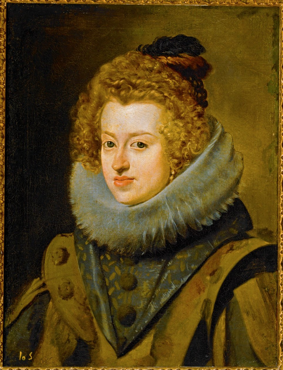 Infanta Maria, dronning af Ungarn ... (maleri på lærred) af Diego Rodriguez de Silva y Velazquez