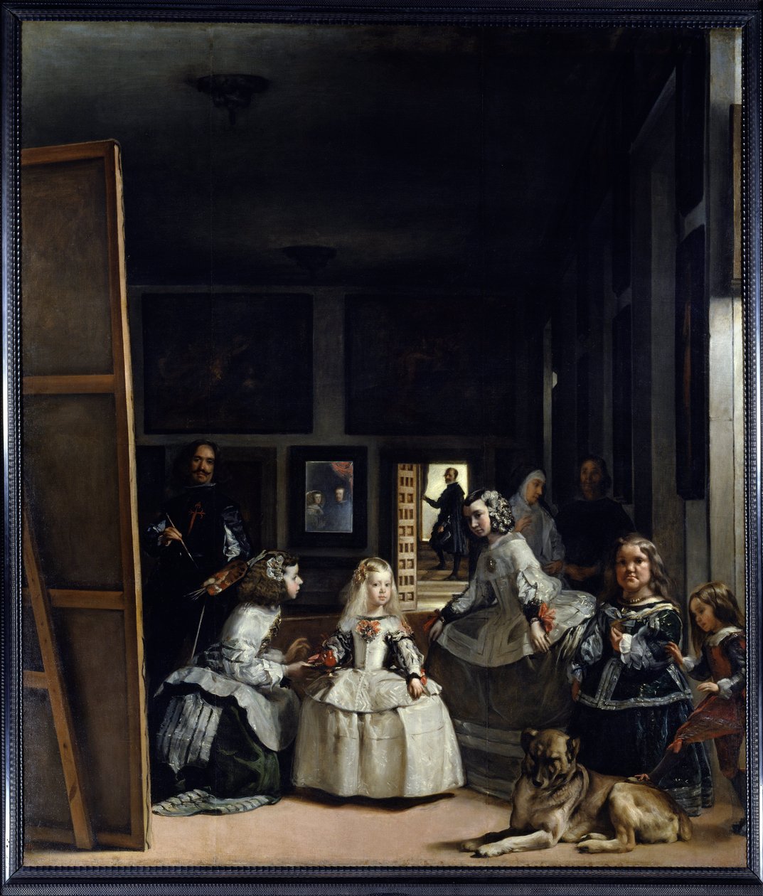 Las Meninas eli Philip IV:n perhe af Diego Rodriguez de Silva y Velazquez