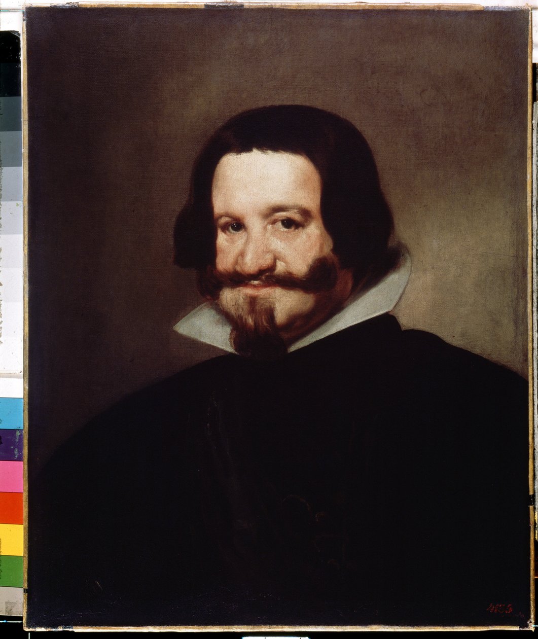 Portræt af grev hertug af Olivares. Gaspar de Guzman y Pimentel, greve af Olivares og hertug af Sanlucar la Mayor (1587-1645), spansk minister og kongelig favorit. Maleri af Diego Velazquez (1599-1660). Olie på lærred, 6 af Diego Velázquez