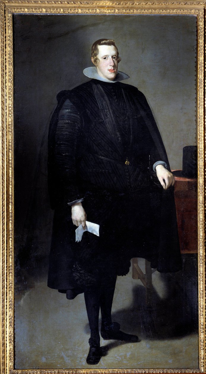 Portræt i fod af Philip IV (1605 - 1665). Maleri af Diego Rodriguez de Silva y Velasquez (1599-1660) af Diego Velázquez