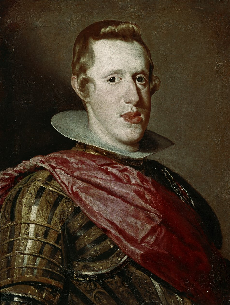 Portræt af Filippo IV af Spanien med rustning, ca. 1625-1628 (olie på lærred) af Diego Rodriguez de Silva y Velazquez