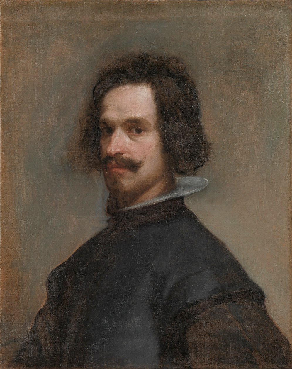 Portræt af en mand, ca. 1630-35 (olie på lærred) af Diego Velázquez