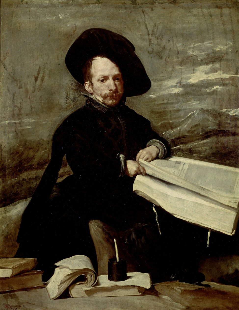 Portræt af narren "El Primo" af Diego Rodriguez de Silva y Velazquez
