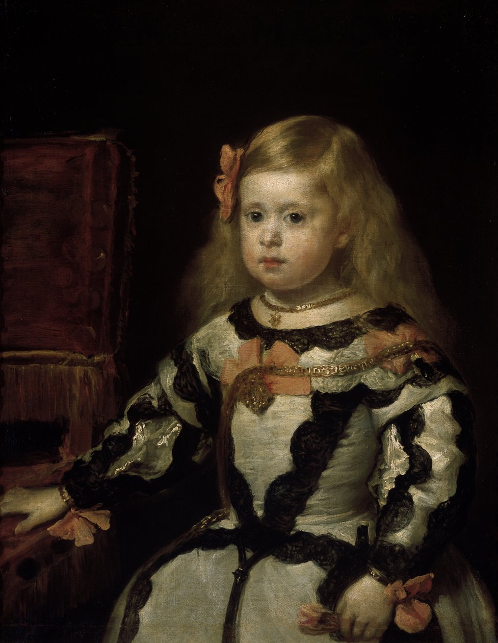 Portræt af Infanta Margherita på 4 år af Diego Rodriguez de Silva y Velazquez