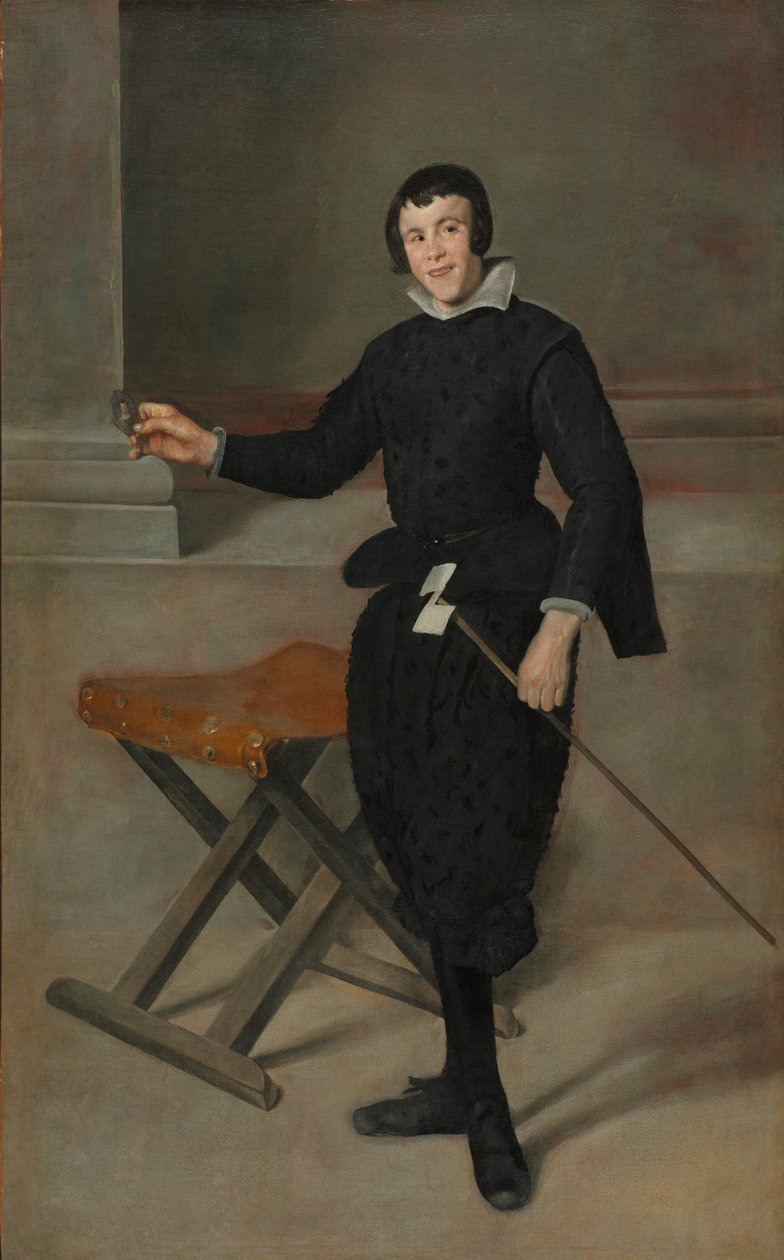 Portræt af narren Calabazas, ca. 1631-1632 af Diego Velázquez