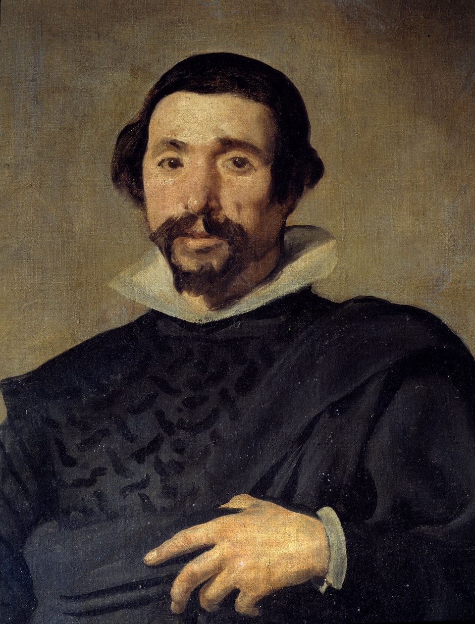 Portræt af Pablo-narren fra Valladolid. Detalje. Maleri af Diego Rodriguez de Silva y Velasquez (1599-1660), omkring 1636-1637. Olie på lærred. Mål: 2,09 X 1,23m. Madrid, Musee Du Prado af Diego Velázquez