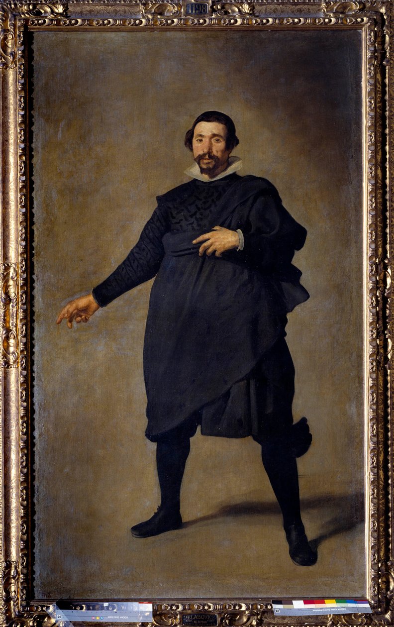 Portræt af Pablo-narren fra Valladolid. Maleri af Diego Rodriguez de Silva y Velasquez (1599-1660), omkring 1636-1637. Olie på lærred. Mål: 2,09 X 1,23m. Madrid, Musee Du Prado af Diego Velázquez