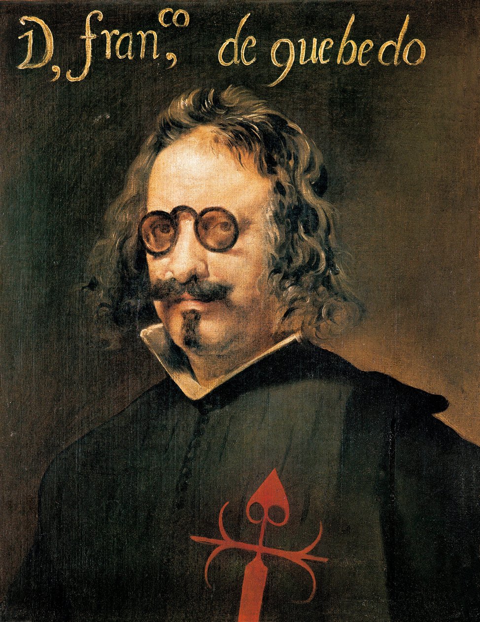 Portræt af den spanske forfatter Francisco De Quevedo (maleri) af Diego Velázquez