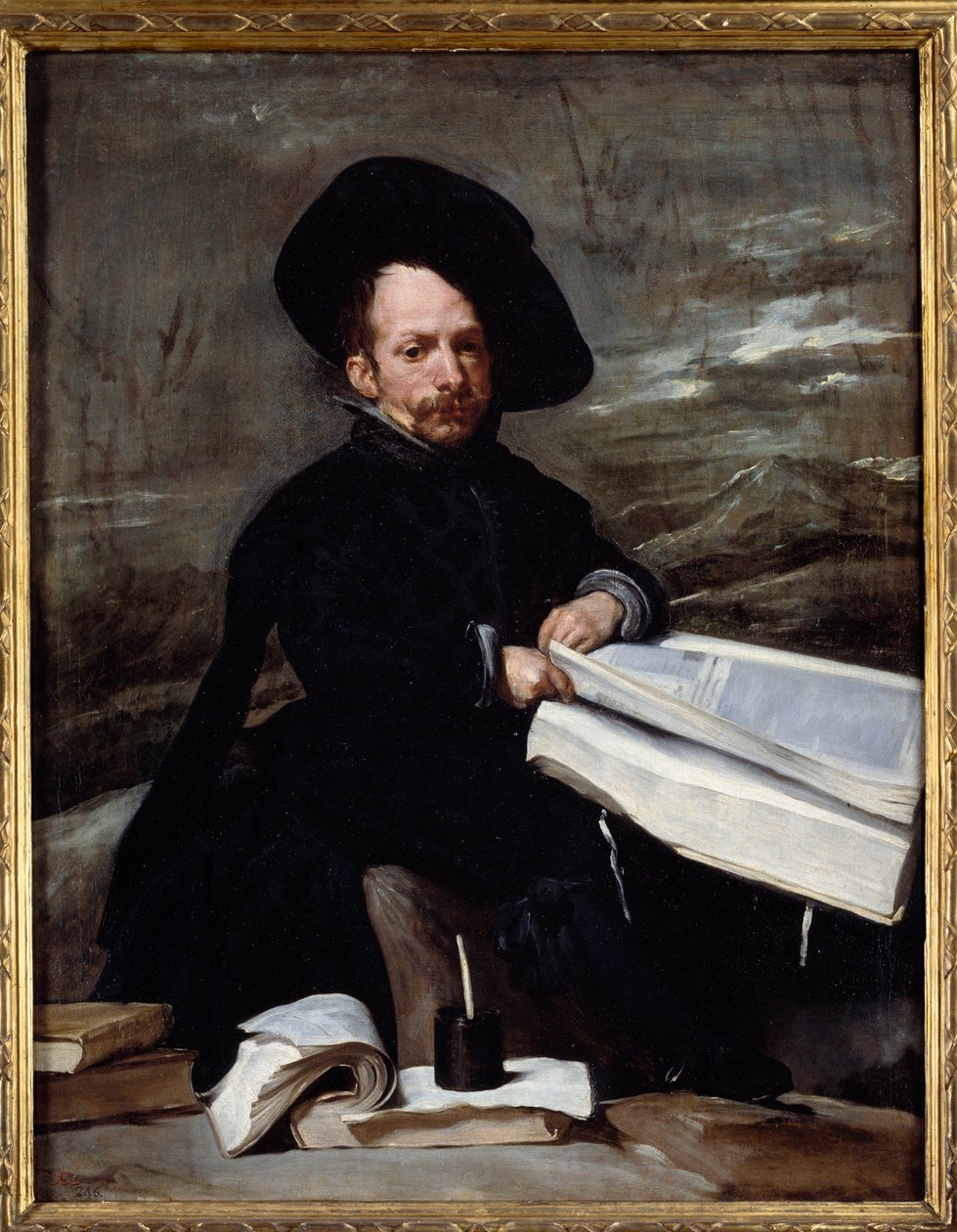 Portræt af narren Diego de Acedo siger kusinen. Maleri af Diego Rodriguez de Silva og Velasquez (1599-1660) af Diego Velázquez