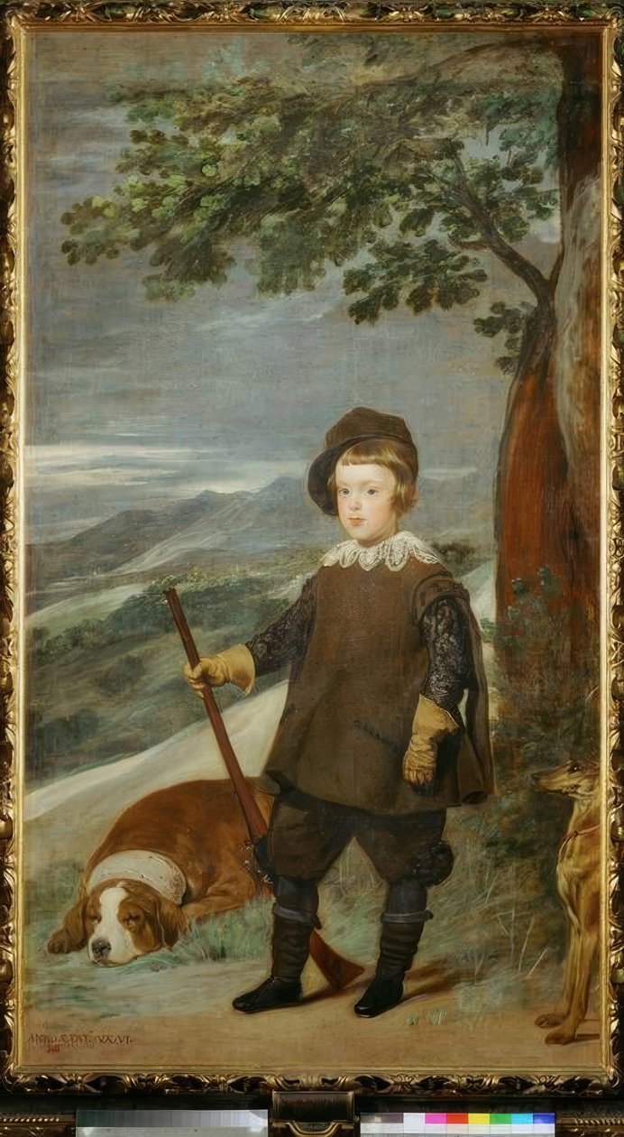 Prins Baltasar Carlos som jæger af Diego Velázquez