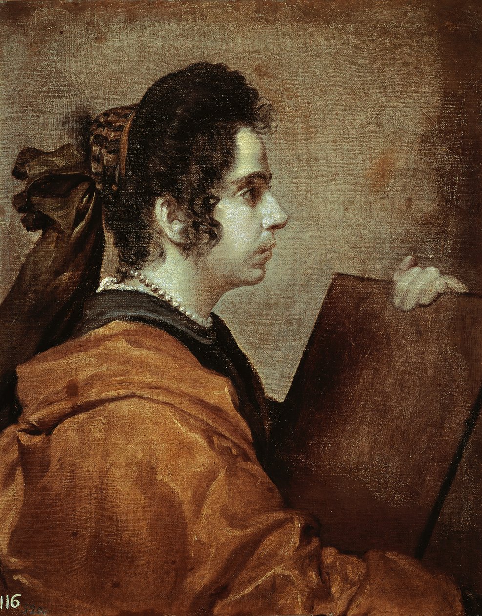 Sibilla (Juana Pacheco), ca. 1632 (olie på lærred) af Diego Rodriguez de Silva y Velazquez