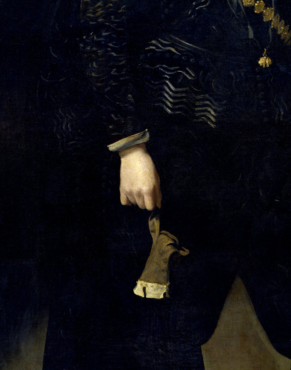 Spædbarnet Don Carlos Portræt af Don Carlos (1607-1632), bror til kong Philip IV. Detalje. Maleri af Diego Rodriguez de Silva y Velazquez dit Diego Velasquez (1599-1660) af Diego Velázquez