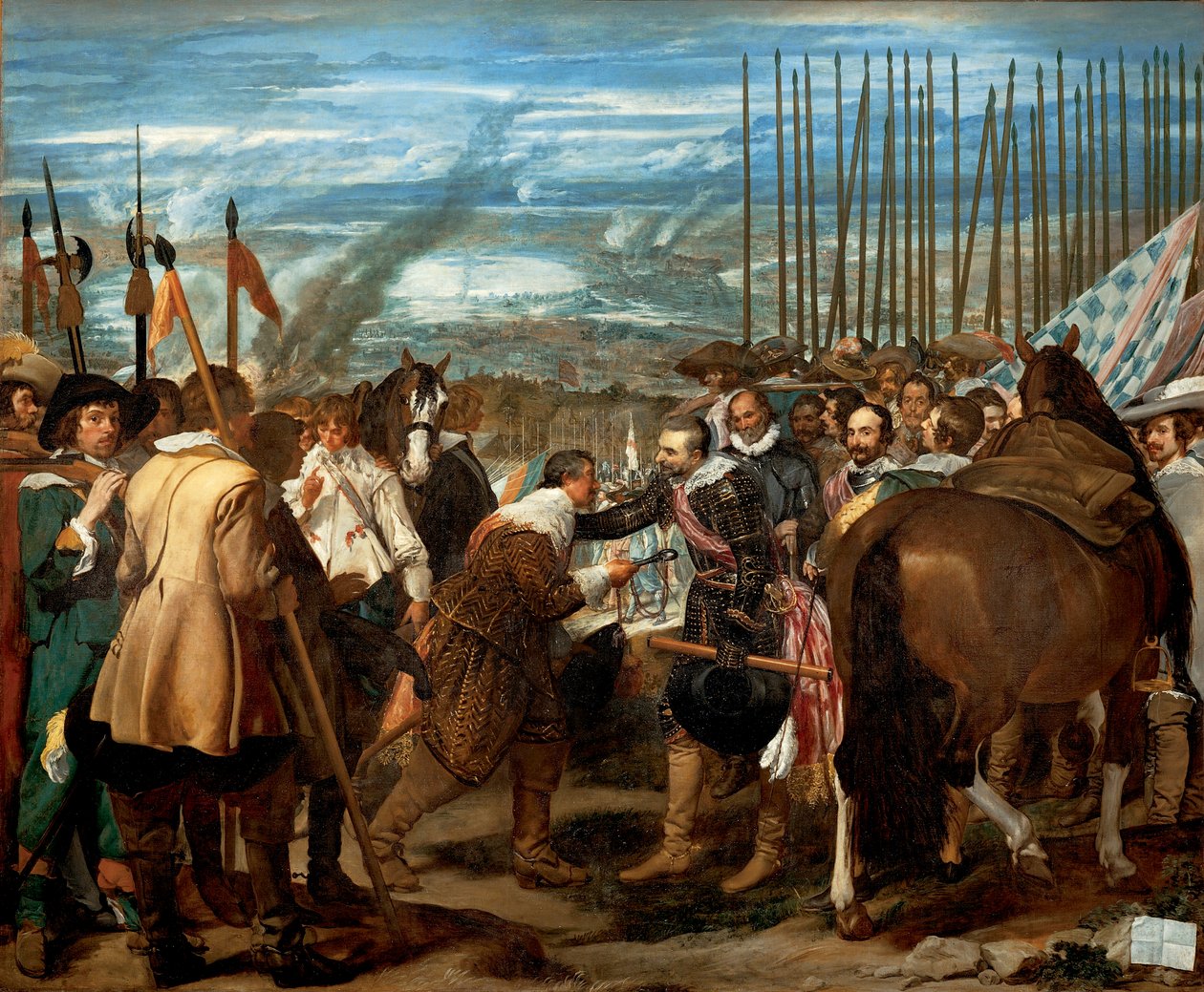 Overgivelsen af Breda den 5. juni af Diego Velázquez
