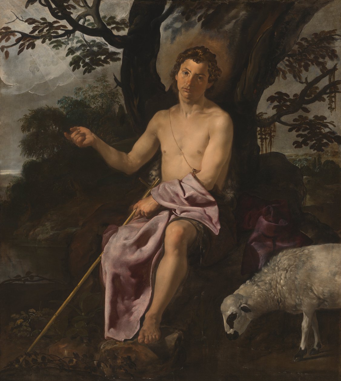 Johannes Døberen i ørkenen af Diego Velázquez