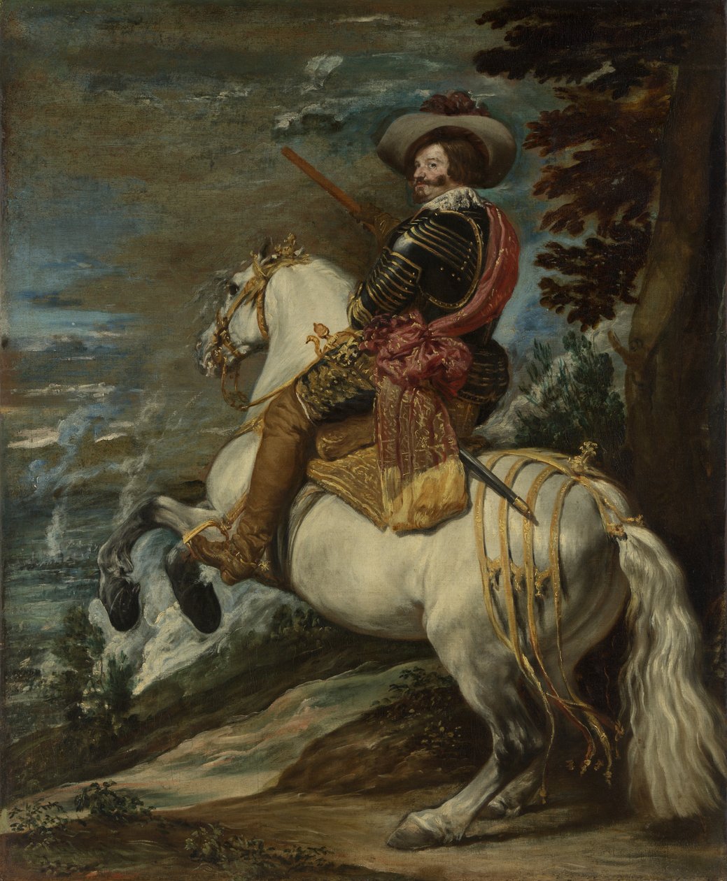 Don Gaspar de Guzmán 1587-1645, hertug af Olivares, ca. 1635. af Diego Velázquez