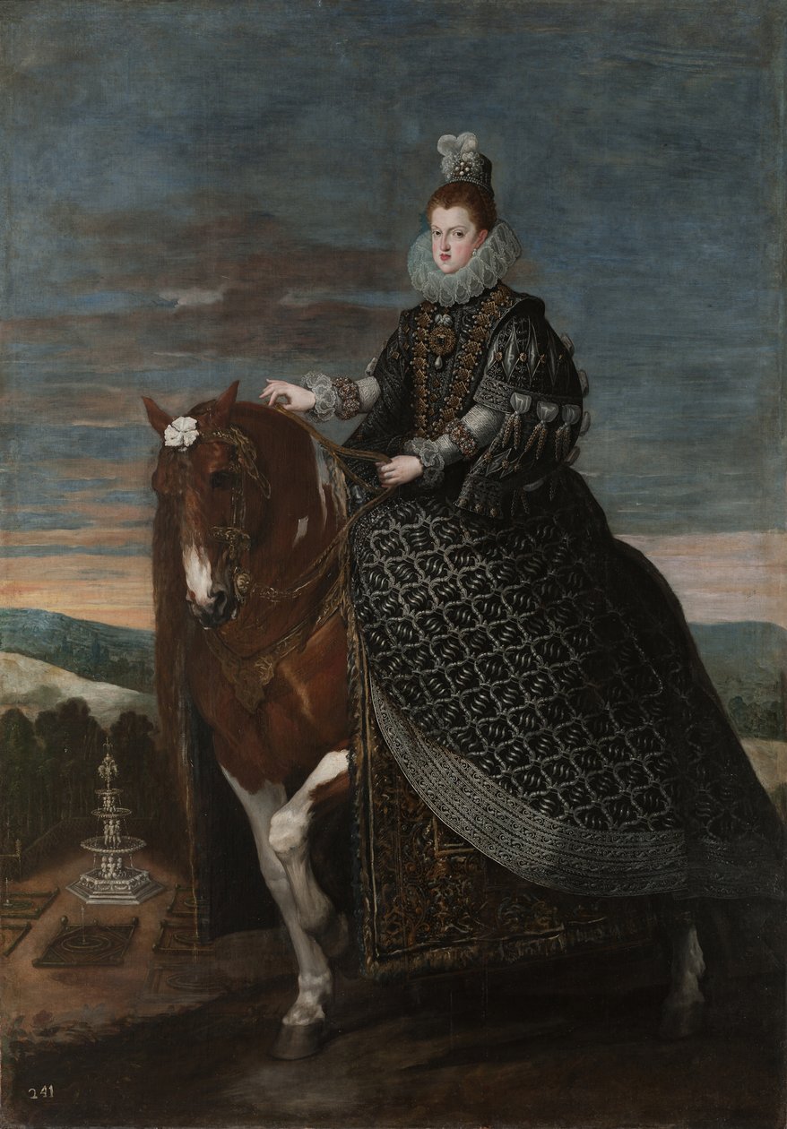 Ridesportræt af Margarita af Østrig 15841611, mellem 1630 og 1635 af Diego Velázquez