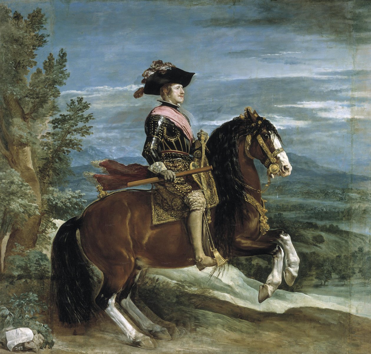 Rytterportræt af Philip IV af Diego Velázquez