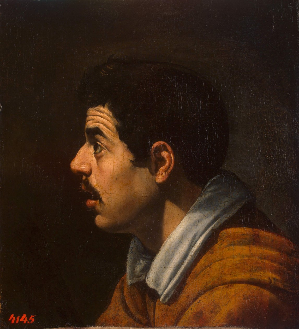 Leder af en mand i profil, ca. 1616-1617 af Diego Velázquez