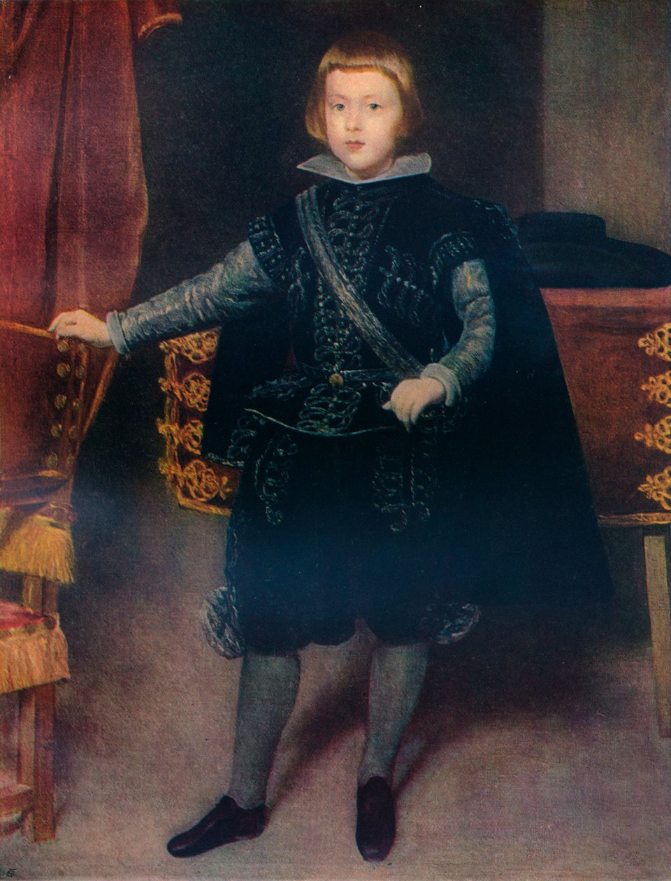 Spædbarn Baltasar Carlos 1629-1646, 1639 c1927 af Diego Velázquez