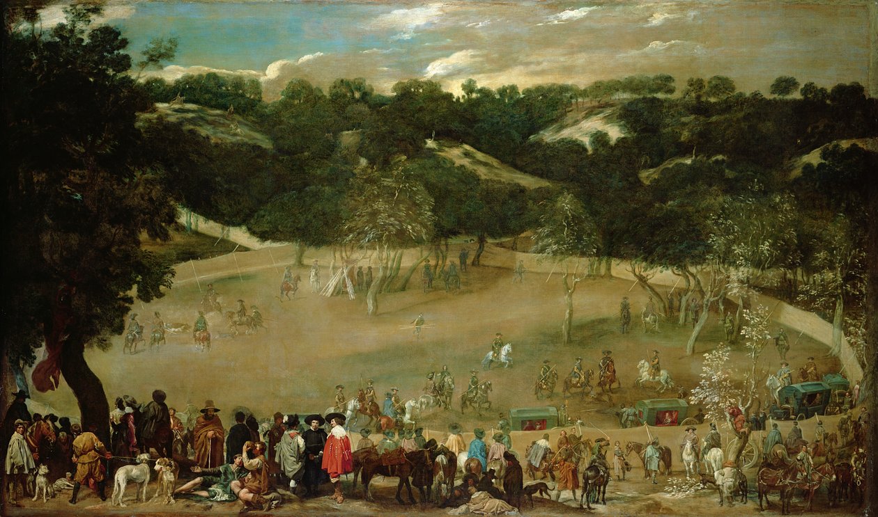 Philip IV Jagt vildsvin (La Tela Real), c.1632-7 af Diego Velázquez