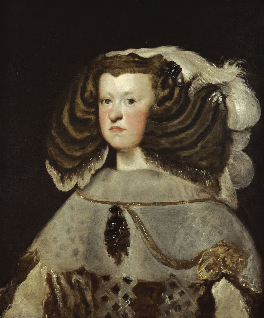 Portræt af Mariana af Østrig 16341696 af Diego Velázquez